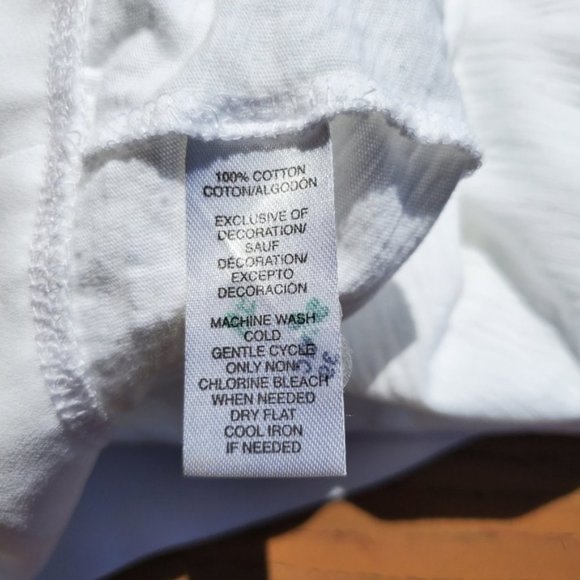 Loft White Tank Top Mesh Cut Out Cotton Shirt Tribal Preppy Boho Bride Casual XS - Picture 3 of 7